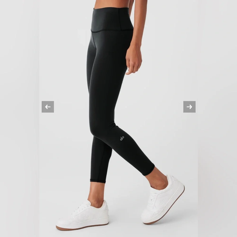 Alo 7/8 High-Waist Airbrush Legging Black - Picture 2 of 6